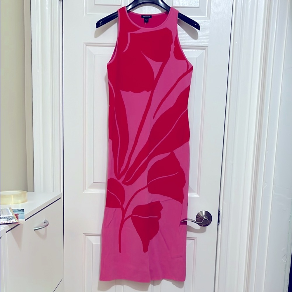 Knitted column midi dress